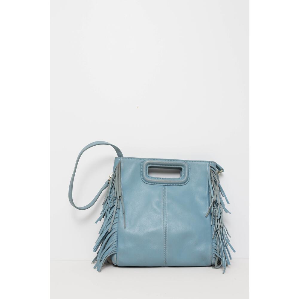 Maje Fringe Leather Bag - Picture 4 of 8